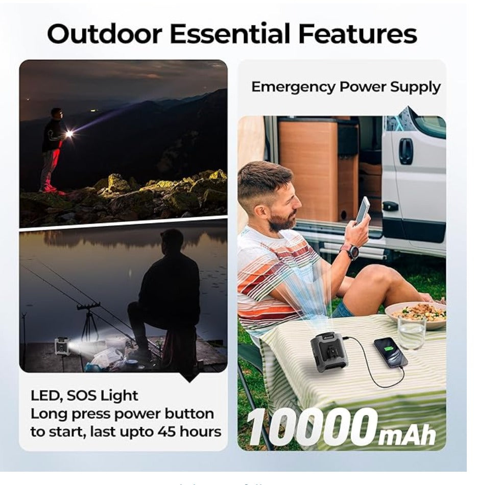 Smart Portable Rechargeable Fan