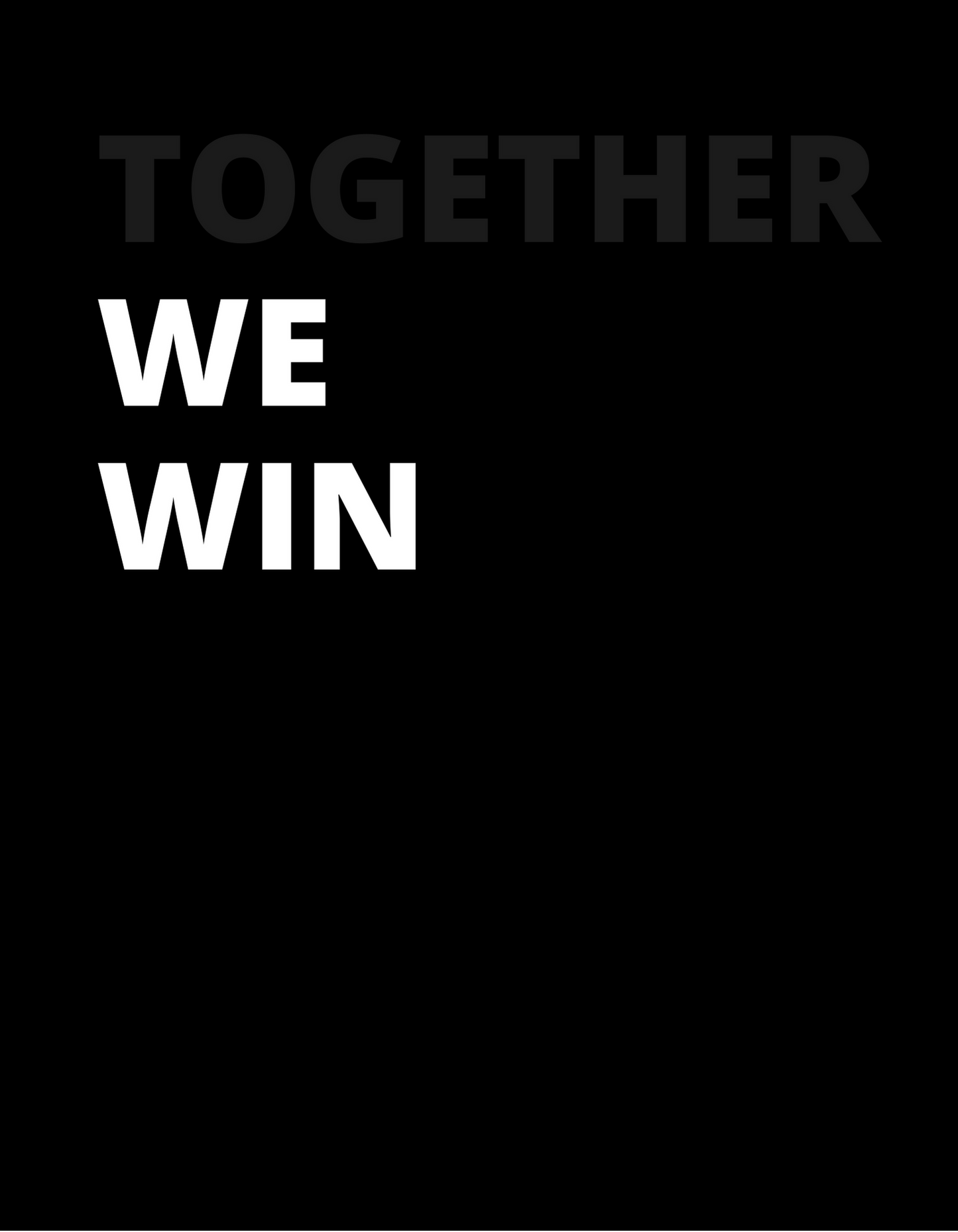 #togetherwewin T-shirt